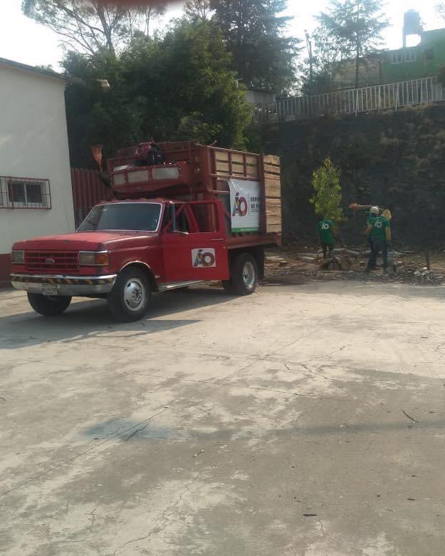 mikkeltorlan's tweet photo. La CDMX en constate contingencia ambiental y la @AlcaldiaAO prefiere talar los árboles del #Deportivo #LaConchita en lugar de dar mantenimiento a las áreas verdes. https://t.co/mznQa4wDZa