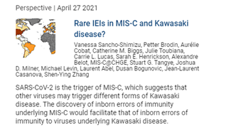 Our perspective piece on the genetic basis of MIS-C is out! Another fantastic COVIDHGE team effort tinyurl.com/ve548wvr
#PIMSTS #MISC #COVID19