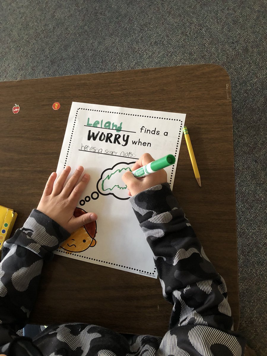 msmollyerwin's tweet photo. This week in SEL we’re focusing on our worries and healthy ways to cope with them!! #TMgenius #MentalHealthMatters https://t.co/BJAKQqFxmg