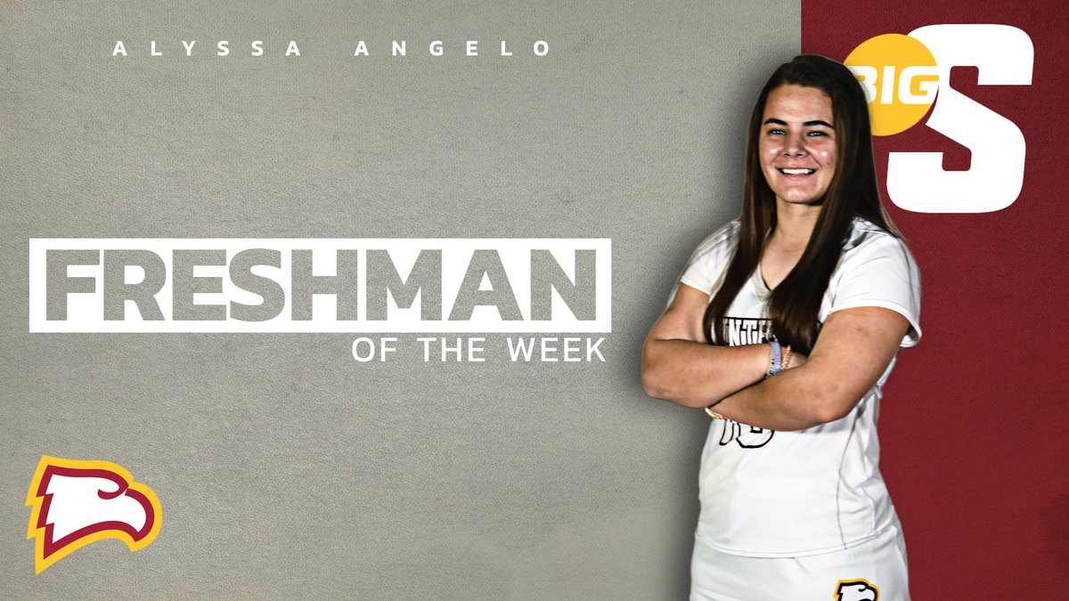 BigSouthSports's tweet photo. She scored 6⃣ goals and added 2⃣ assists last week!

@WinthropLax 's Alyssa Angelo is the #BigSouthLAX🥍 Freshman of the Week! https://t.co/7PCM2gDdOC