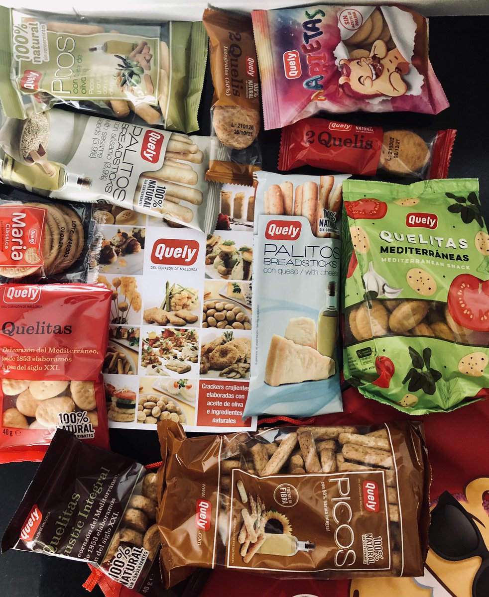 Meripiso's tweet image. Recibido lote de @GalletasQuely 🎉🎉🎉🎉🎉