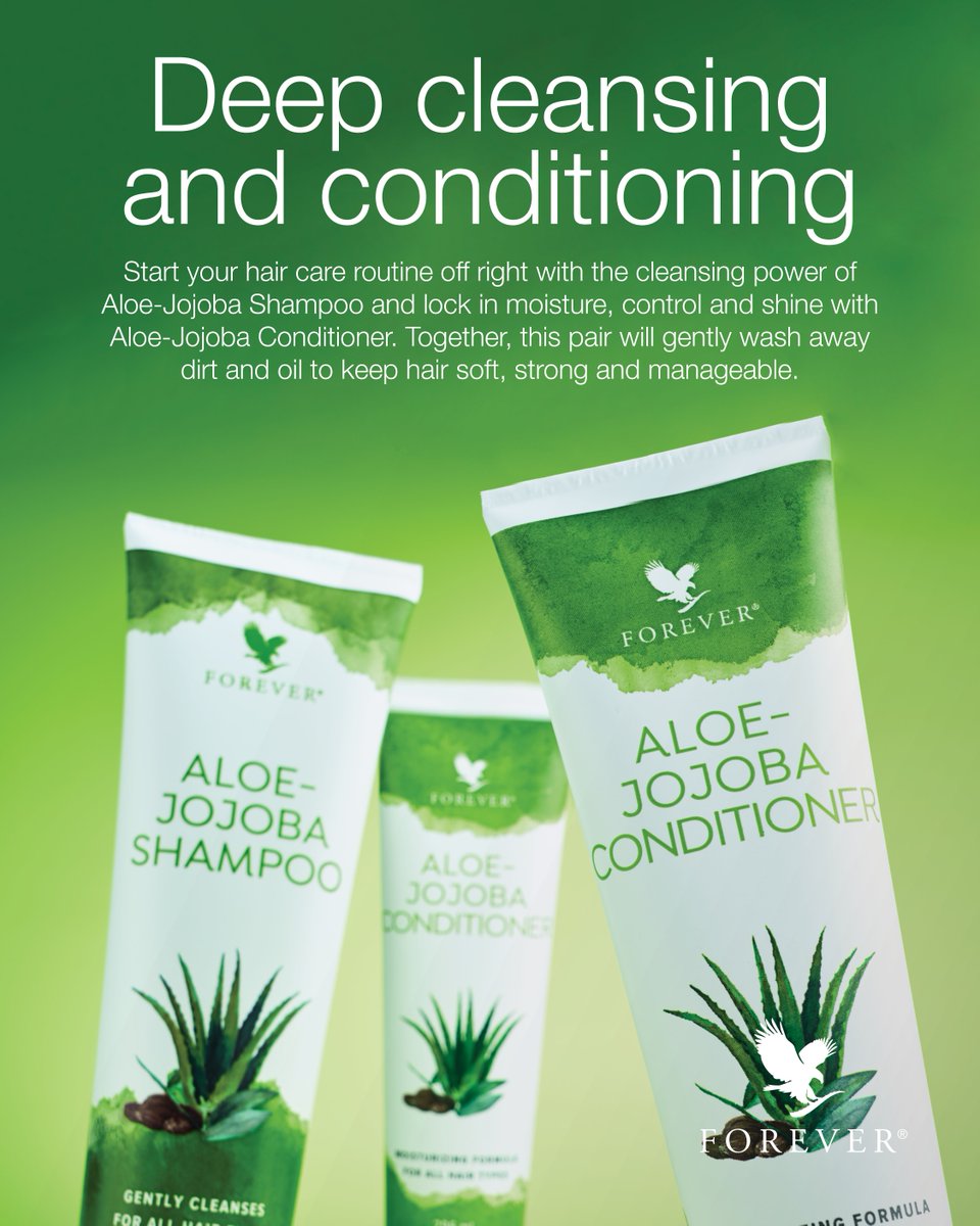 What's your favorite part of your morning routine? For us it's washing our  hair with the new Aloe-Jojoba Shampoo and Aloe-Jojoba Conditioner!  Together, this pair gently rinses away dirt and oil, and