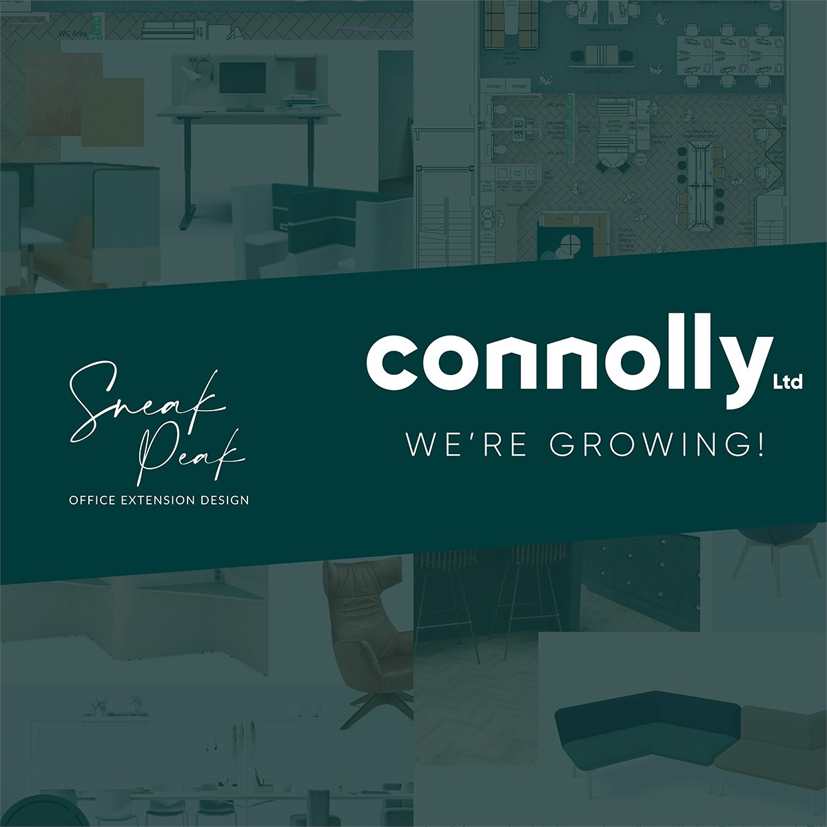 SNEAK PEAK! We're excited to announce our plans to extend our head office to make room for all of the wonderful new team members we've gained over the last 12 months.

The works will be starting this Summer so we'll share the progress as we go.
 
#growingtogether #officedesign