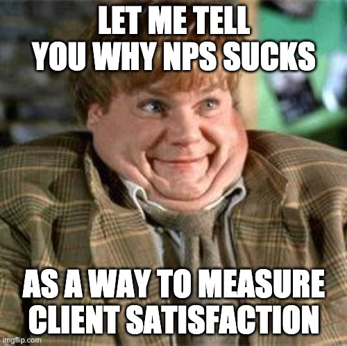 bentipler's tweet image. Us: On a scale of 0-10, how likely are you to recommend us to a friend?

Them: 5 - I don't talk to people about taxes

#UX #NPS