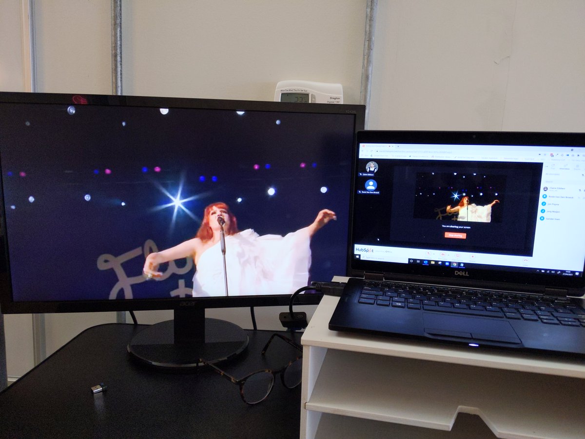 Kicking off the HUG event with a little Florence And The Machine whilst we wait for people to arrive.

Anyone else miss #Glasto?! 😭