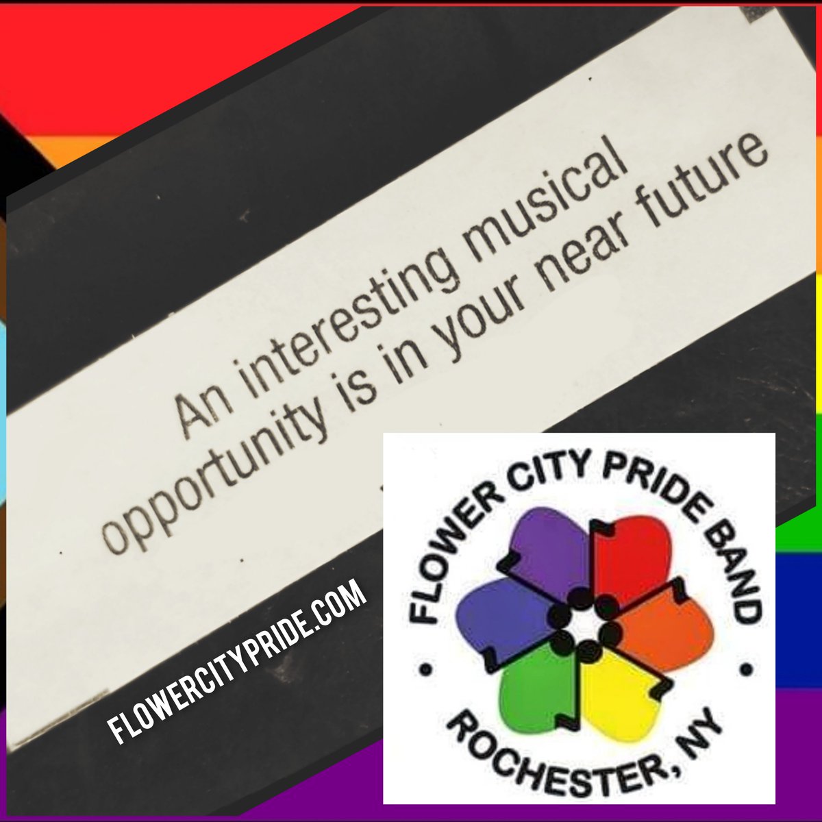 Looking for new band members, color guard, band aides and more! Contact us at info@flowercitypride.com and PLEASE SHARE!!!

. #rochesterny #band #music  #rochester #share #LGBTQ #alphabetmafia #flute #clarinet #trumpet #trombone #tuba #drum #percussion #colorguard #dance #allies