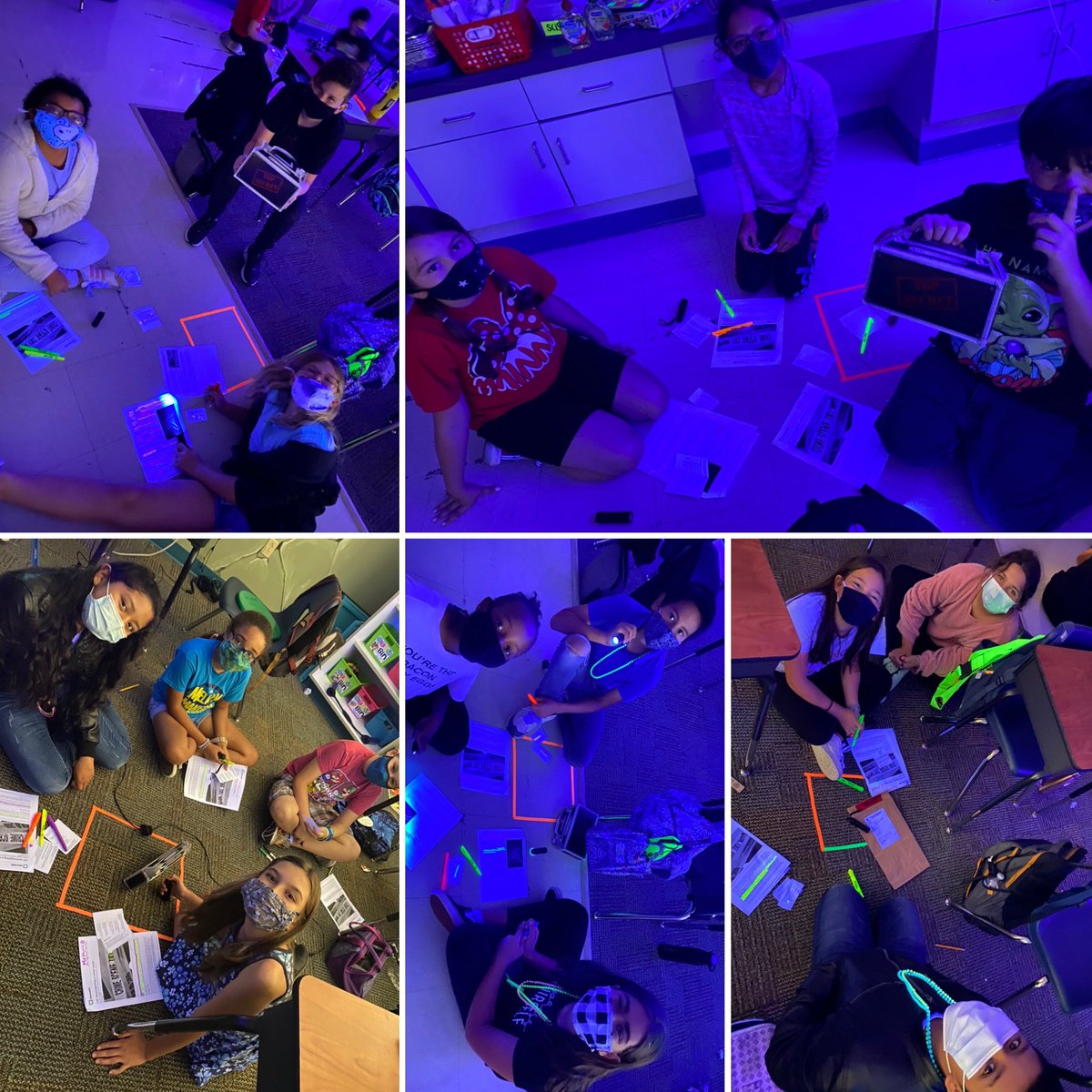 GrowinWithOwen's tweet photo. A crime scene investigation went down yesterday in our 5th grade class! Students had to examine the evidence to determine the right answer ๐ต๐ผโโ๏ธ๐ต๐พโโ๏ธ #fsareview #fsaprep #dleproud #engagementmadeeasy #iteach5th @DreamLakeApopka https://t.co/8v4VfADMU9