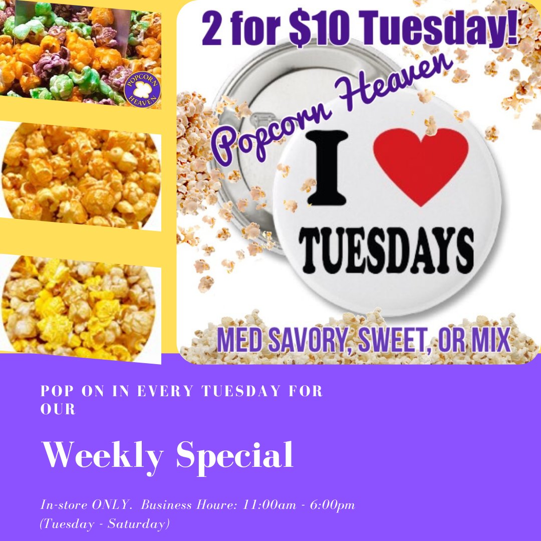 Popcorn Heaven - Steele Creek (@PopcornHeavenSC) / Posts / X