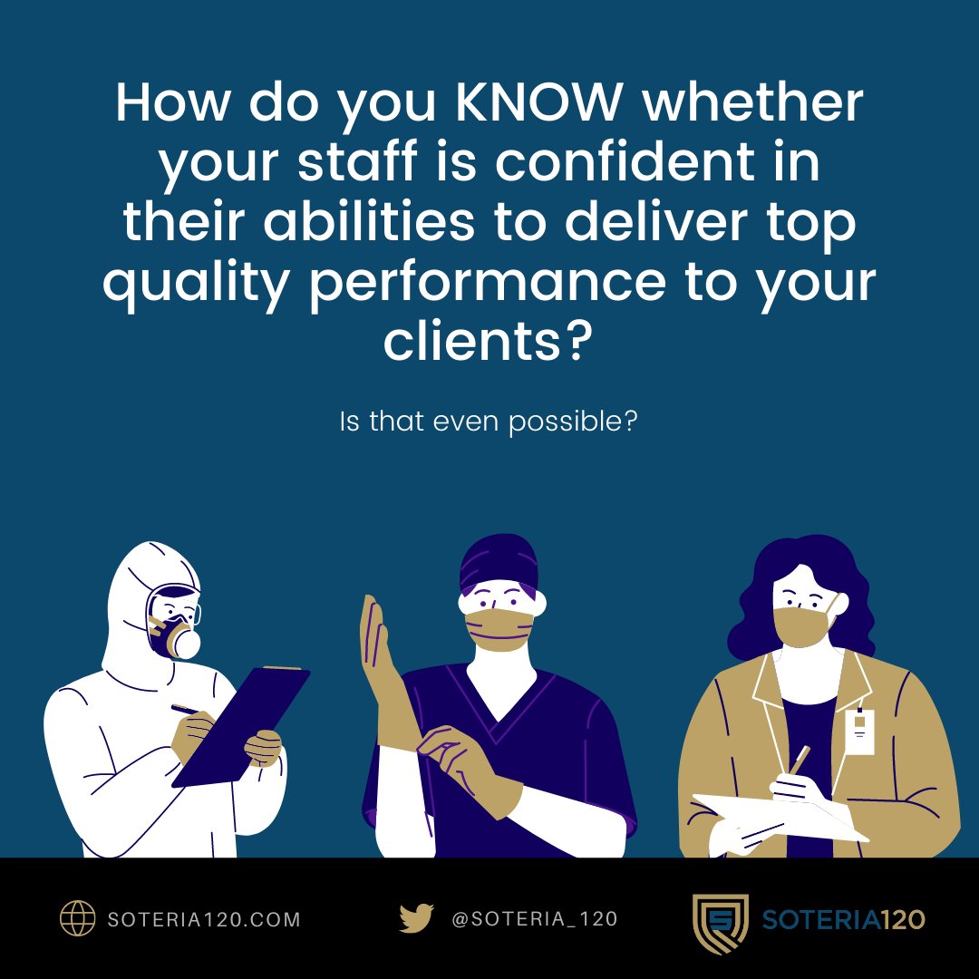 Soteria_120's tweet photo. How do you know whether your staff in confident in their abilities? Please don't say "just ask them." You need a continuous assessment tool that tests their confidence in specific topics and challenges them to continue improving.

https://t.co/Eg0dEWjcgv https://t.co/OOZkarp06E