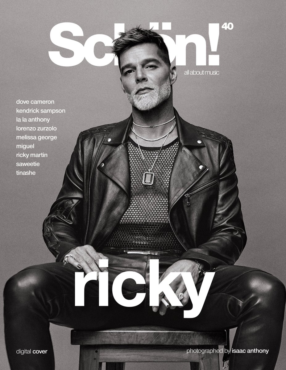 jitroisparis's tweet photo. For the @schonmagazine! 40th issue #allaboutmusic, the multi-platinum performer #RickyMartin wears our jacket ‘Iggy’ #Akillis x #Jitrois and our ‘Biker’ black leather pants.
Photographed by #isaacanthony
EXPLORE MORE ON https://t.co/SsLPEkLrp4 https://t.co/MOTay6q5Xy