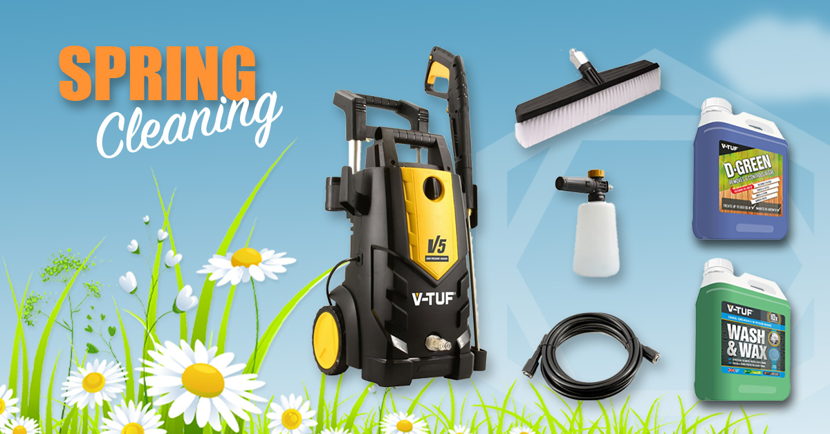 toolstore_uk's tweet photo. For outstanding cleaning, check out the V5 Pressure Washer from @V_TUF_Ltd. It's supplied with a Luxury Vehicle Wash plus a Patio Tool and D-Green for creating spotless paths, patios and decking.
Shop Here: https://t.co/Jg8tisbBpy
#PressureWasher #VTuf https://t.co/wkqar9org1