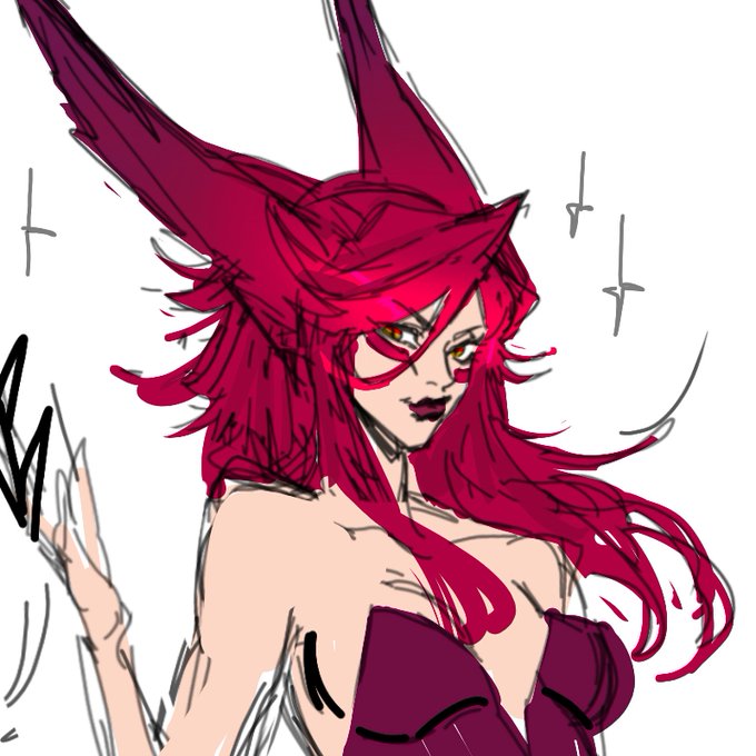 what you                   what i see:
see when i
draw Xayah hair: 