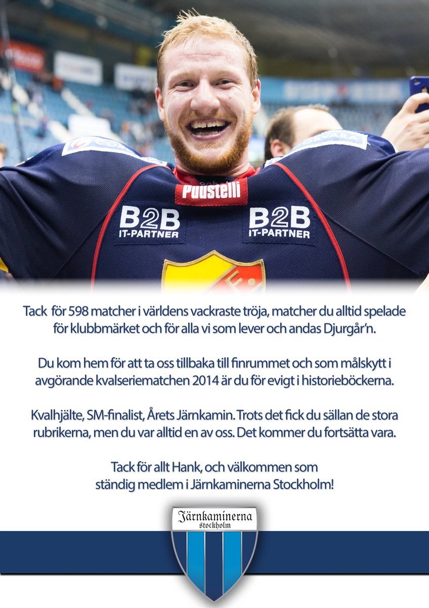 Idag överlämnade vi ett ständigt medlemskap i JK till Henrik Eriksson som tack för hans 598 matcher i DIF och alla minnen. För alltid en av oss ❤️