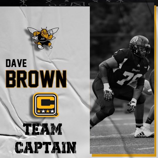 AICFootball's tweet image. Your @AICFootball 2021 captains!!

Big s/o to seniors Isiah Tolbert(DL) and Dave Brown(OL).  These two are the perfect example of guys who come in ready to work and have that 3rd Floor Mentality ever day on&amp;amp;off the field 💯🐝 #3rdFloorMentality #AIelite