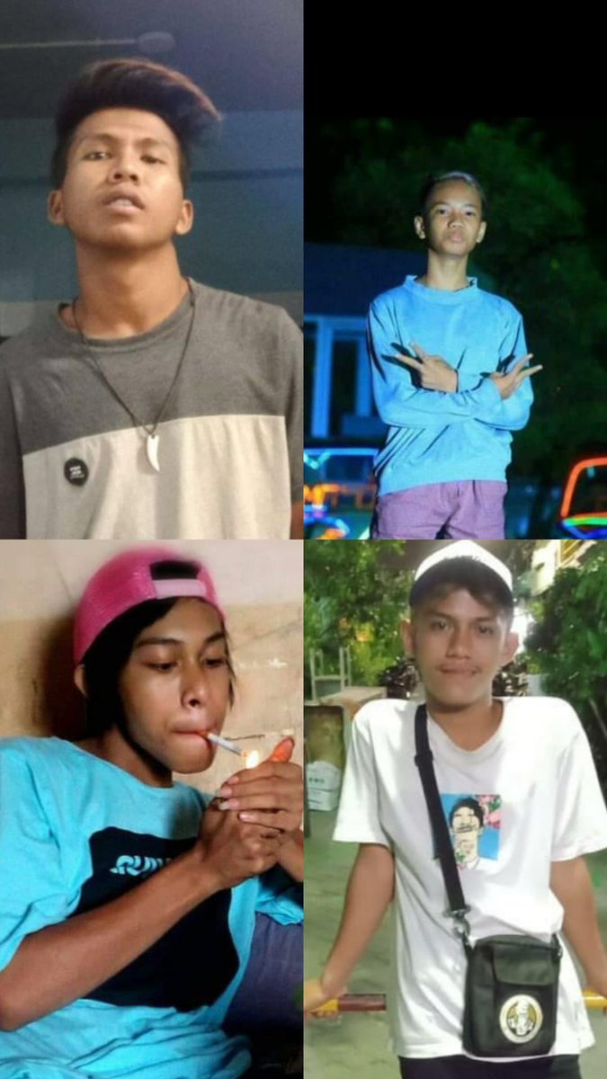 Kalau ada yang tau keberadaan anak2 ini, nek wani yo cegaten trus sereten nang kantor polisi, nek gak wani fotoen share nang Twitter, trus mentionen aku, ben wong2 sing bertindak.