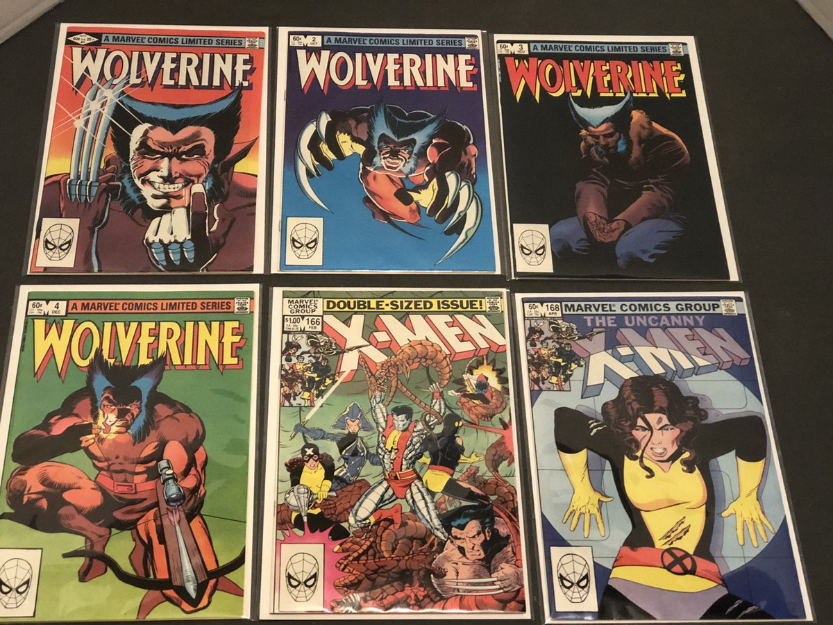 JohnnyEAwesome's tweet photo. #ABitMoreMarvel ☮️😺#Marvel #comics #Wolverine #XMen #BronzeAge #KeyComics #marvelcomics #collection #mcu #80s  #FrankMiller #comicbooks #AwesomeCollection #CGC - #Future ✨✨✨✨✨✨✨ https://t.co/JNcAyWgp5B