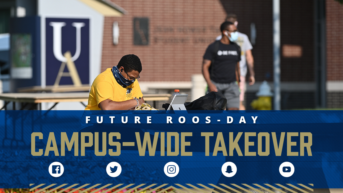 Today is Future Roos-day, a campus-wide social media takeover! Incoming freshmen, follow along with us and all the other UA accounts today as we show you what the Akron Experience is like. #FutureRoosday

List of UA social media accounts: uakron.edu/socialmedia