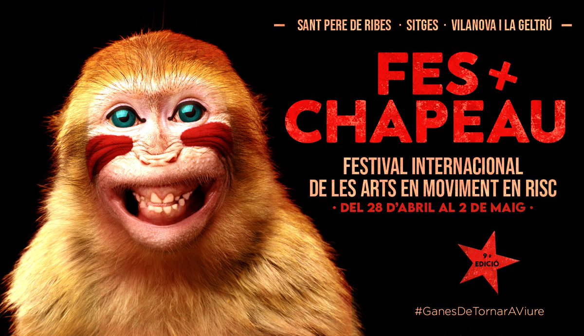 ✍️🏽 'El festival Fes+Chapeau portarà 3 espectacles a Sitges'. El festival reivindicarà l’art del circ del 28 d’abril al 2 de maig i, com a novetat, tindrà diferents seus a la comarca del Garraf amb espectacles de circ, dansa, teatre i música.

Llegeix-ho 👉🏽 culturasitges.cat/actualitat/not…