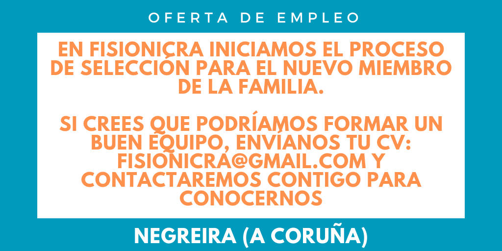 eomgalicia's tweet photo. #Empleo #Trabajo #OfertaLaboral #fisioterapia #fisioterapeuta #ofertaempleo https://t.co/yCKObXdxst
