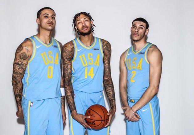 currypistonn's tweet image. The Lakers really thought Kuzma was the best out of these 3😭😭