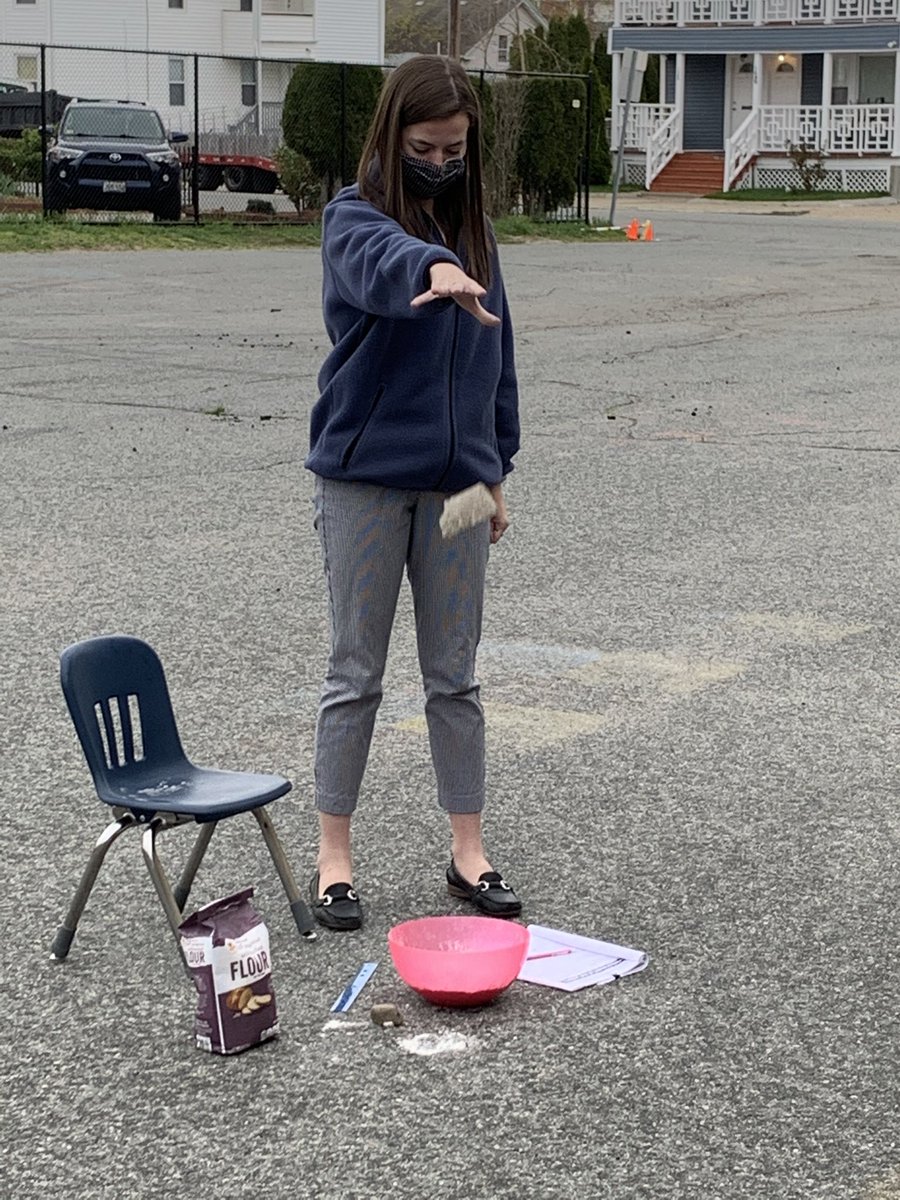 Learning about craters- kids LOVING it! <a href="/NelsonShannyn/">Shannyn Nelson</a> @Baldwin_School