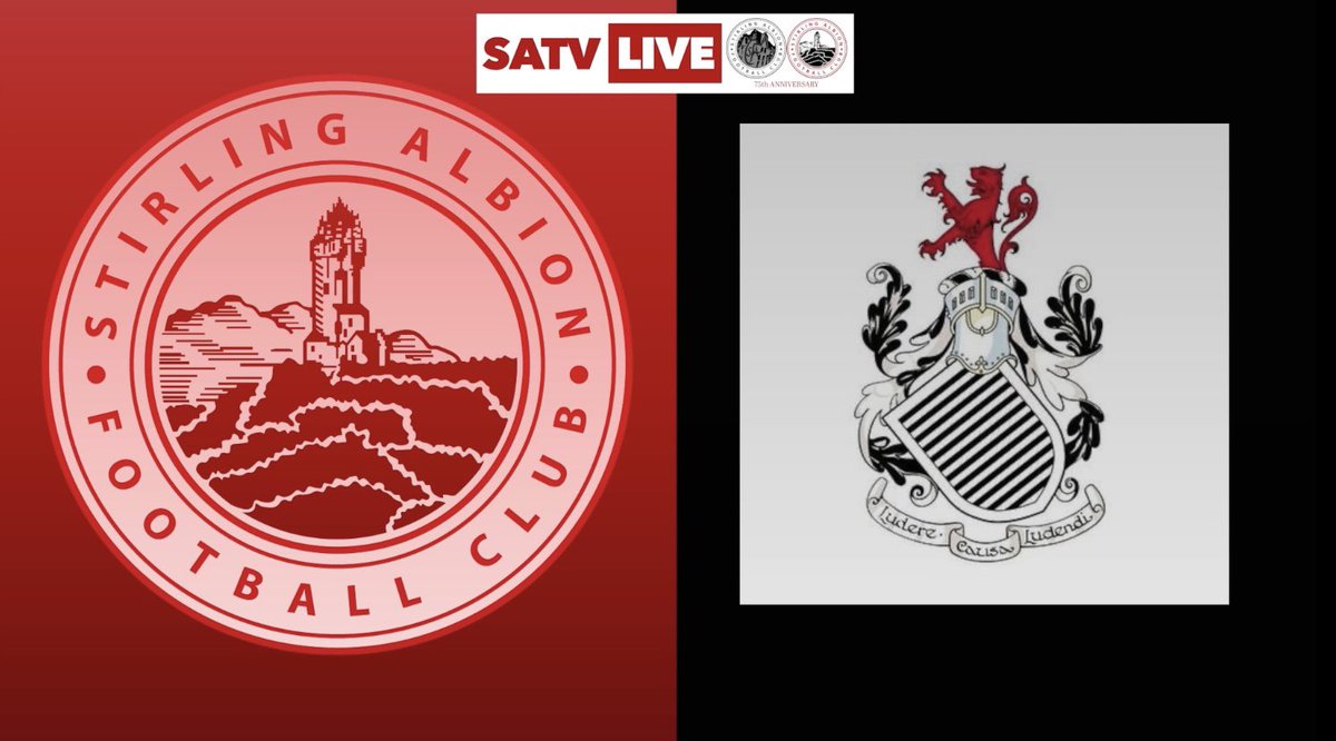 BSMMedia14's tweet photo. SATV Live is back tonight as @Stirling_Albion take on League Champions @queensparkfc. Join us for full live coverage from 6.45pm. 

Grab your virtual ticket now🎟⚽️🇦🇹📺 https://t.co/lAsvvpsZYo

#SATVLive https://t.co/xv8BaFjtDX