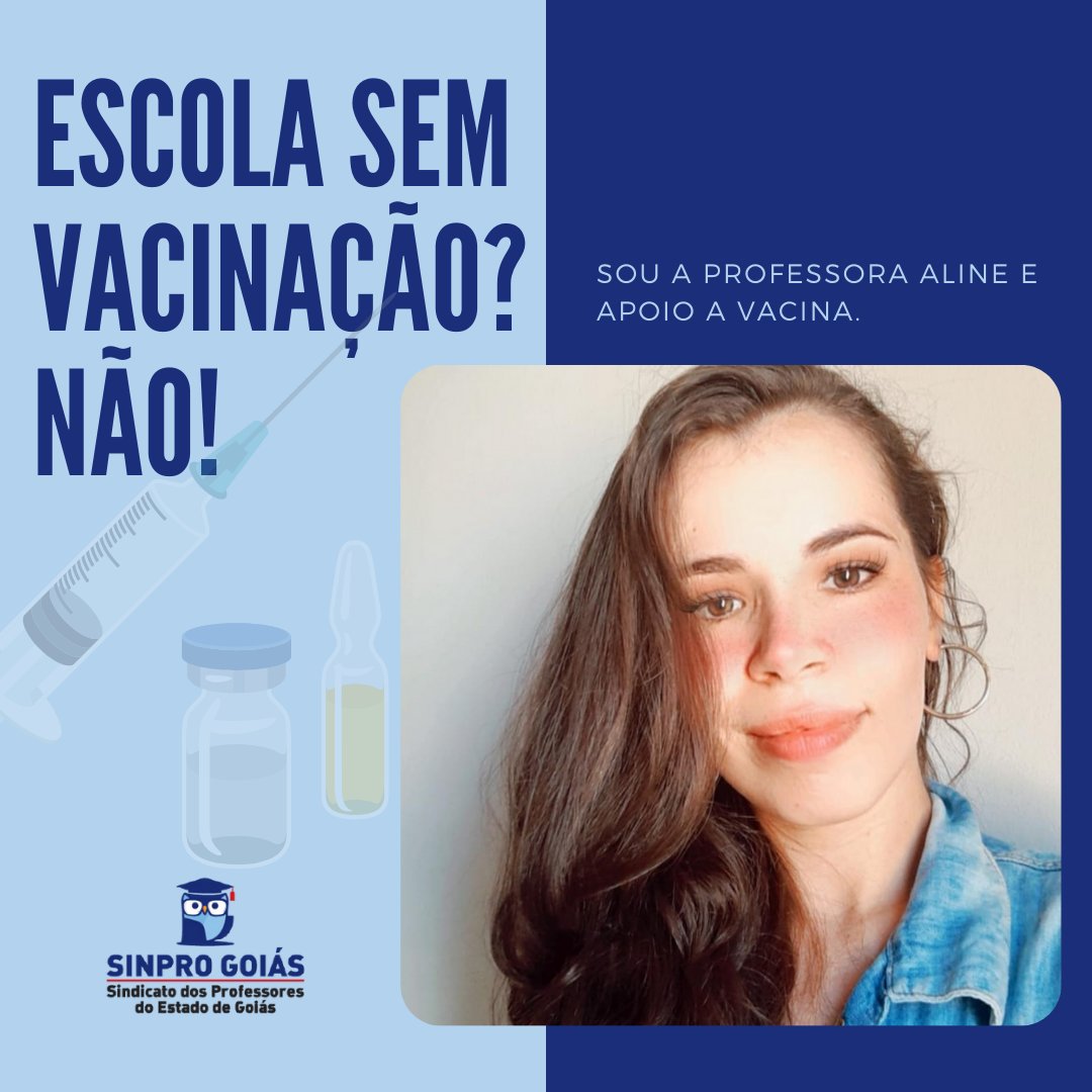 sinprogoias's tweet image. Sou professor(a) e apoio a luta do Sinpro: Escola sem Vacinação? Não! 🦠
⠀
#Sinpro #SinproGoiás #Professores #Educação #Goiás #Artigo #Vacinação #2021ComVacinação #VacinaçãoComPriorizaçãoDosTrabalhadoresDaEducação #VacinaEAuxílioJá