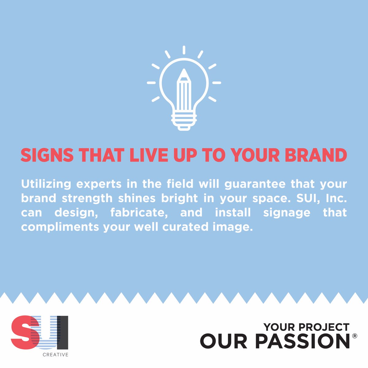 suicreative's tweet photo. Signs That Live Up to Your Brand https://t.co/DGr0jM4ksm