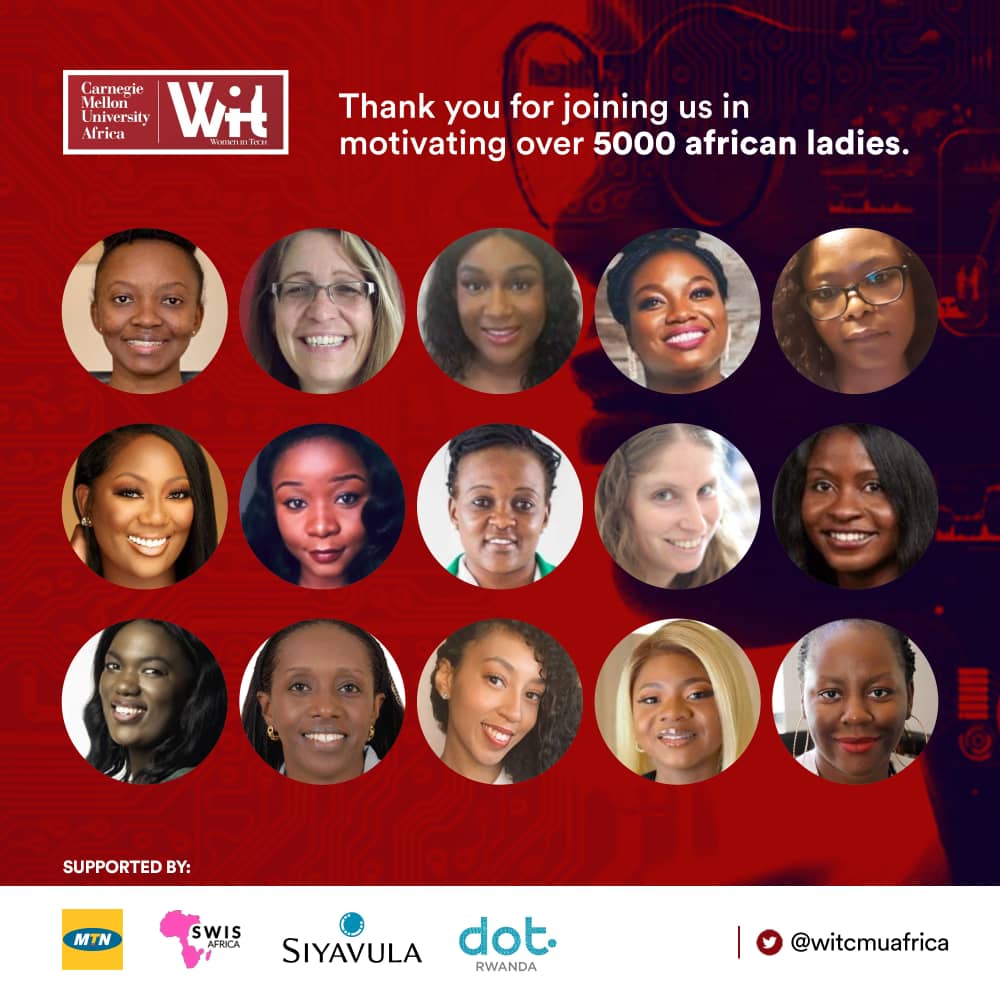 Thank you for joining us in motivating over 5000 African ladies. 🎉🎉🎉