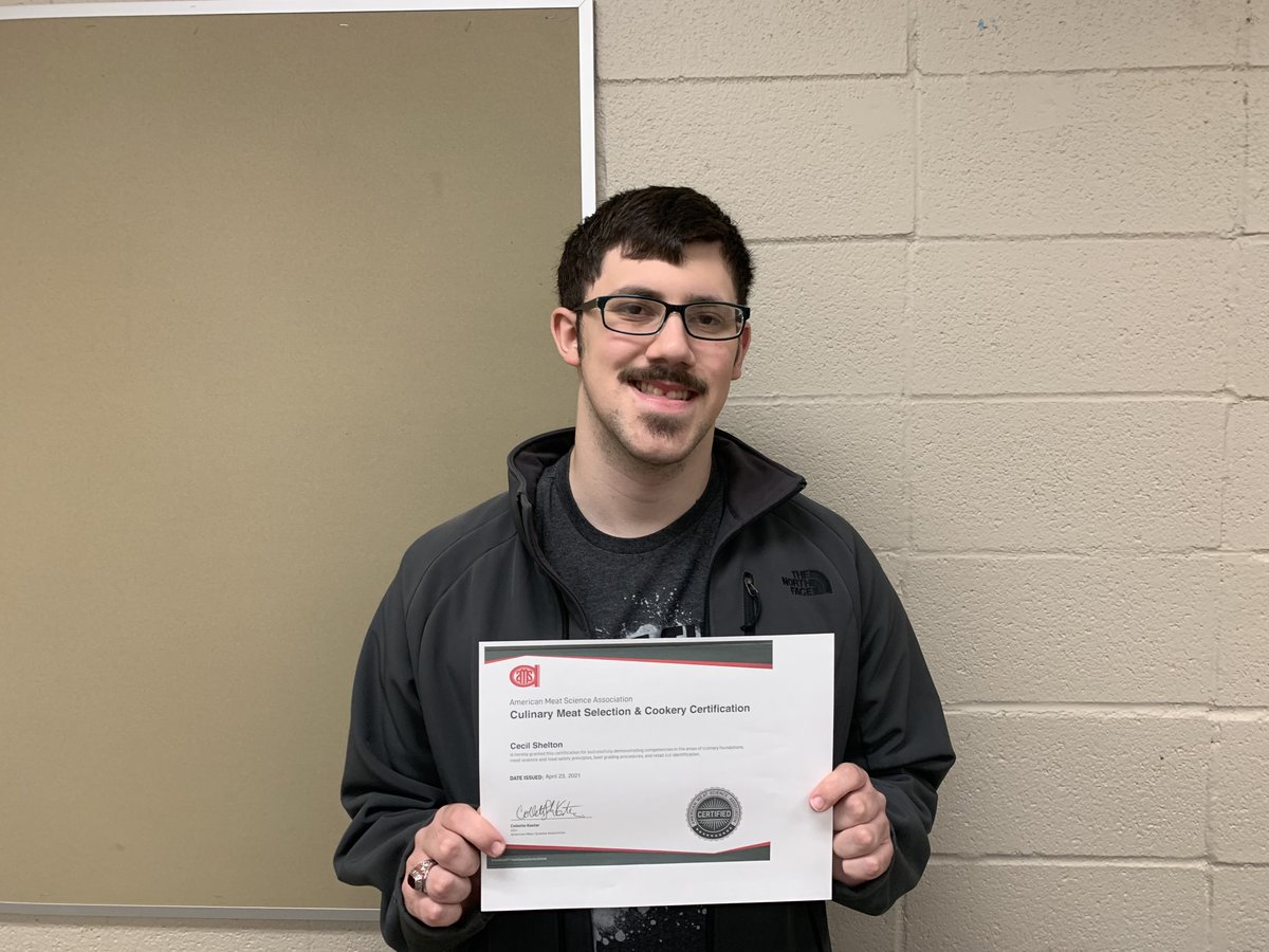 Garrett Barnes (@barnesneactc) on Twitter photo CONGRAULATIONS ๐ฅณ๐ฅณ๐ฅณ to Mr. Johnson's students on recently passing their <a href="/MeatScience/">American Meat Science Association</a> ๐๐๐certification examsโ <a href="/NEACTC1/">NEA Career & Technical Center</a> offers industry-recognized & valued certifications in EVERY program of study. Register for the '21-'22 school year with your HS counselor TODAY! ๐โฐ๐โฐ๐ CONGRAULATIONS ๐ฅณ๐ฅณ๐ฅณ to Mr. Johnson's students on recently passing their <a href="/MeatScience/">American Meat Science Association</a> ๐๐๐certification examsโ <a href="/NEACTC1/">NEA Career & Technical Center</a> offers industry-recognized & valued certifications in EVERY program of study. Register for the '21-'22 school year with your HS counselor TODAY! ๐โฐ๐โฐ๐