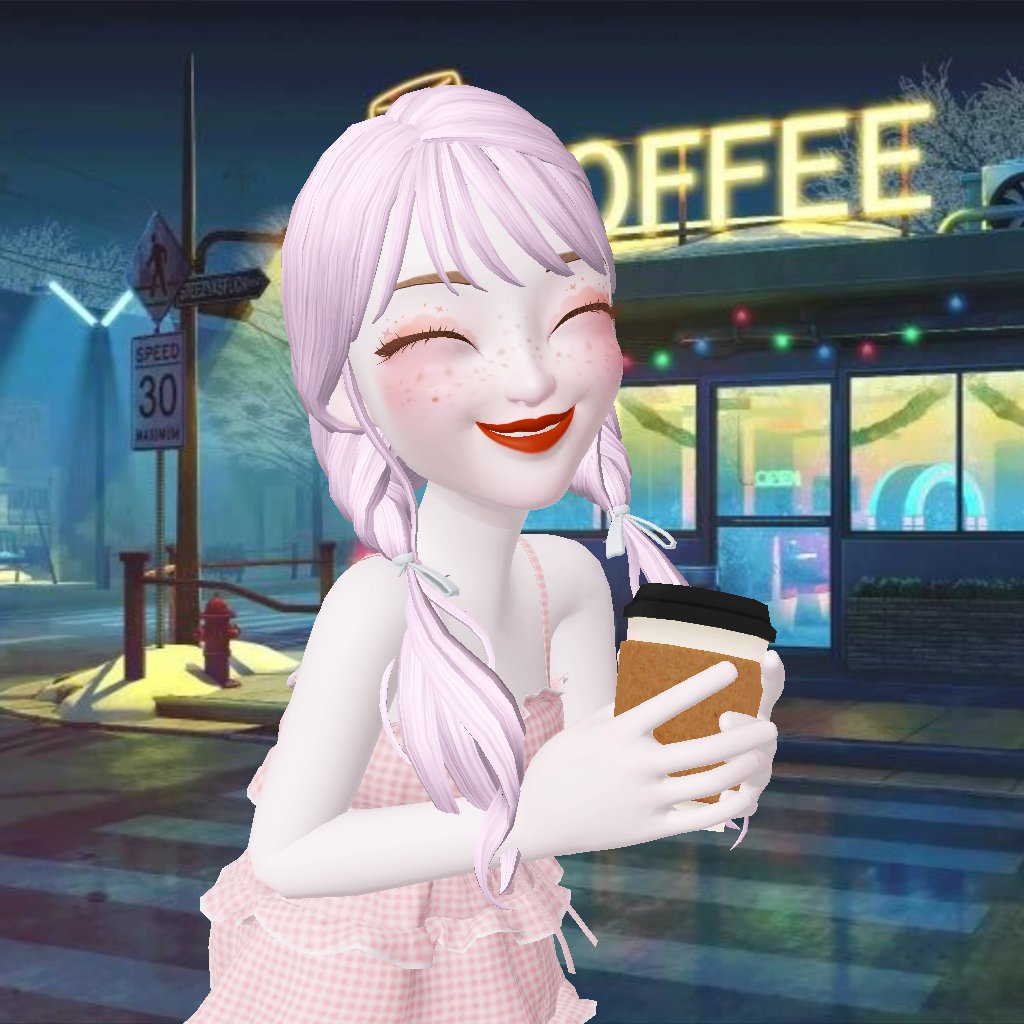 Adrianamejas5's tweet photo. Tomando un café por la noche ☕🌙🌌 #zepeto #myzepeto #parati https://t.co/uzYCo52MOh