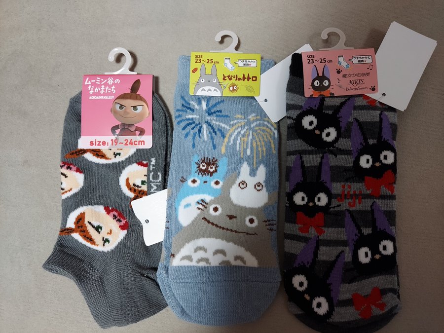 しまむら ジブリ コラボ靴下 ソックス 種類 品番まとめ 新柄も続々