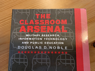 On the military history of postwar ed-techDouglas Noble’s The Classroom Arsenal (1991) documents & interprets the influence of military research and development on the direction of postwar US educational technology and practice. Thought I’d share some stuff from it.