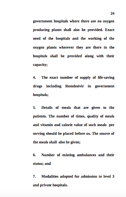 The Allahabad HC summons details from the UP govt of number of hospital beds, beds in ICU, statistical details of oxygen supply, availability of life-saving drugs etc., in govt&private hospitals in Prayagraj, Lucknow, Varanasi, Agra, Kanpur Nagar, Meerut, Ghaziabad..