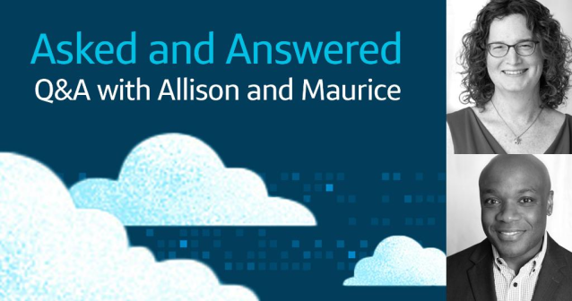 Monique2Goodwin's tweet photo. #ICYMI: yesterday, VP of Software Engineering, Allison Perkel and Technology Product Director, Maurice Leacock participated in a Q&amp;A about their fireside chat with a guest from Forrester about cloud computing trends. Check it out! https://t.co/L2g9qEi6sk https://t.co/gGqQ15TF3R