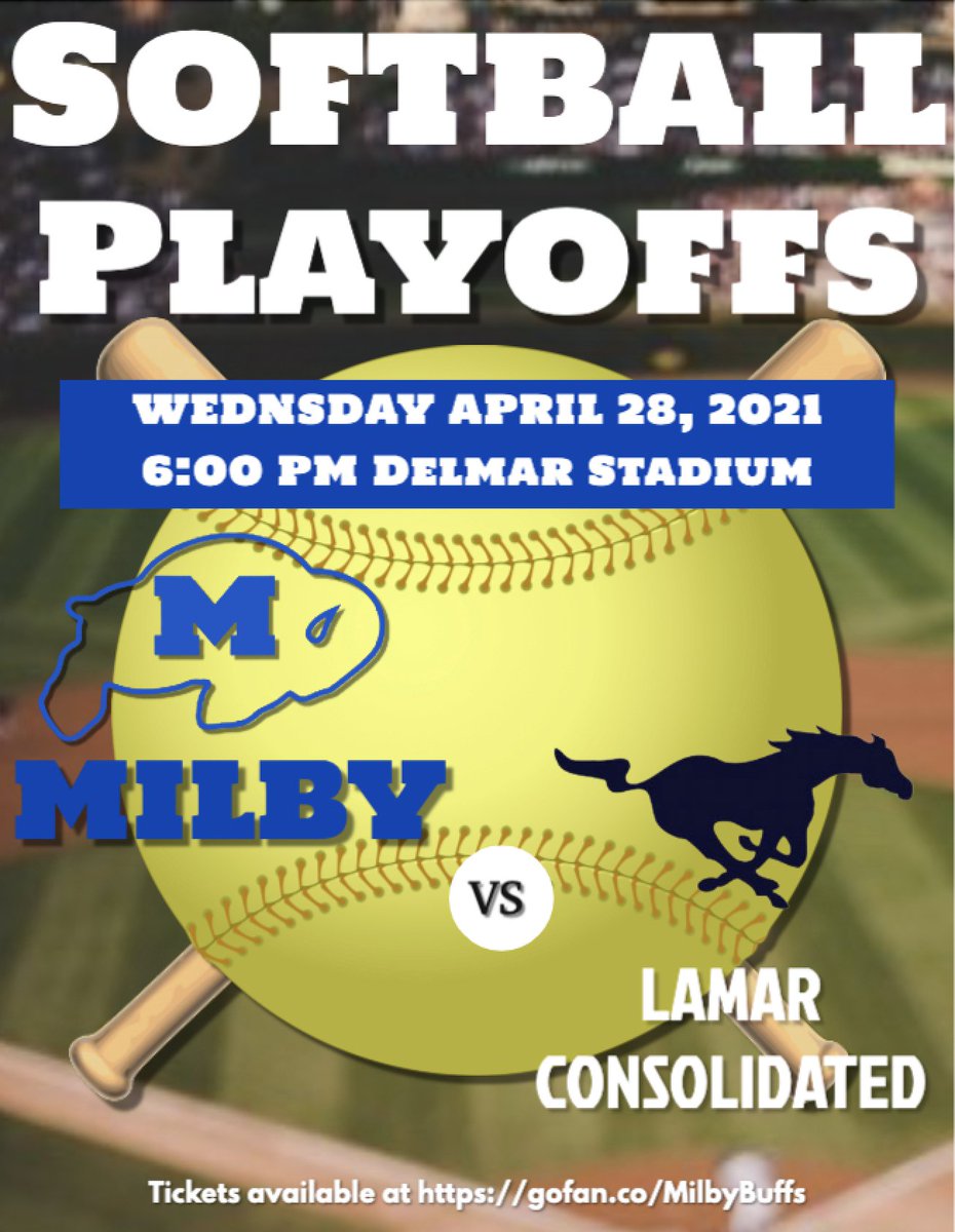 Support <a href="/milby_softball/">Milby softball</a> tomorrow night!