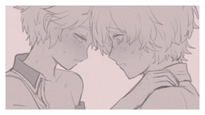 【R-18】いちゃいちゃしてる墓配のらくがきです
https://t.co/ZpErwMs3BX 