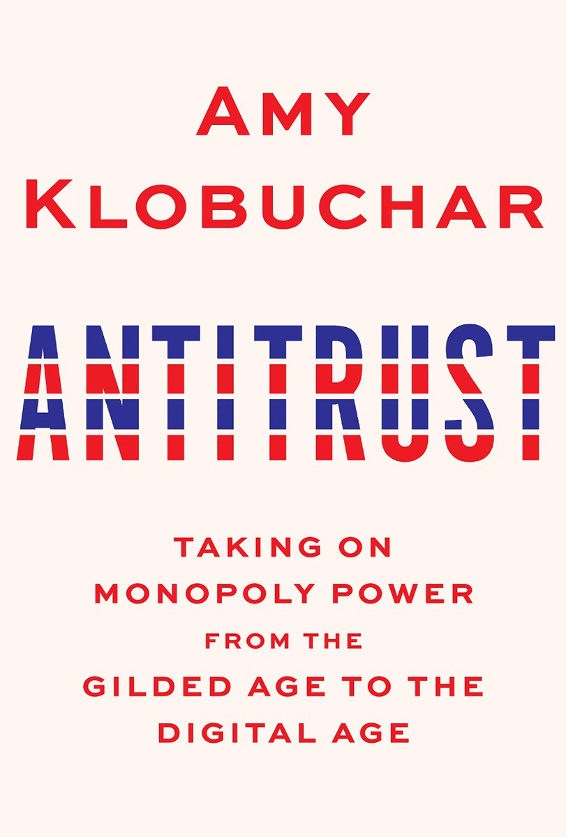 When  @amyklobuchar introduced her Competition and Antitrust Law Enforcement Reform Act (CALERA), I called it a "big fucking deal," because it would do away with Ronald Reagan and Robert Bork's "consumer welfare" standard for antitrust action. https://pluralistic.net/2021/02/06/calera/#fuck-bork1/