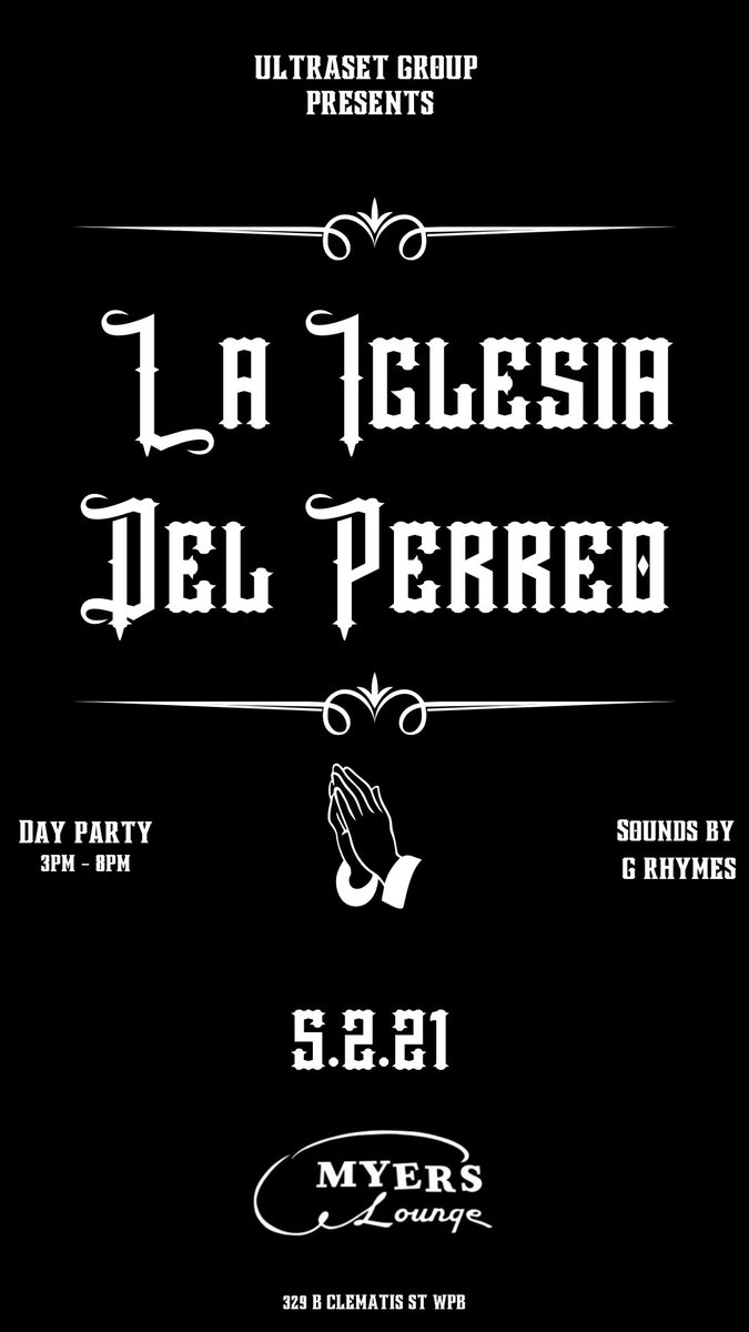 Cause the city asked for it this Sunday we bringing a full latin day party and the fun vibes are back ! <a href="/djgrhymes/">Dj G Rhymes</a>