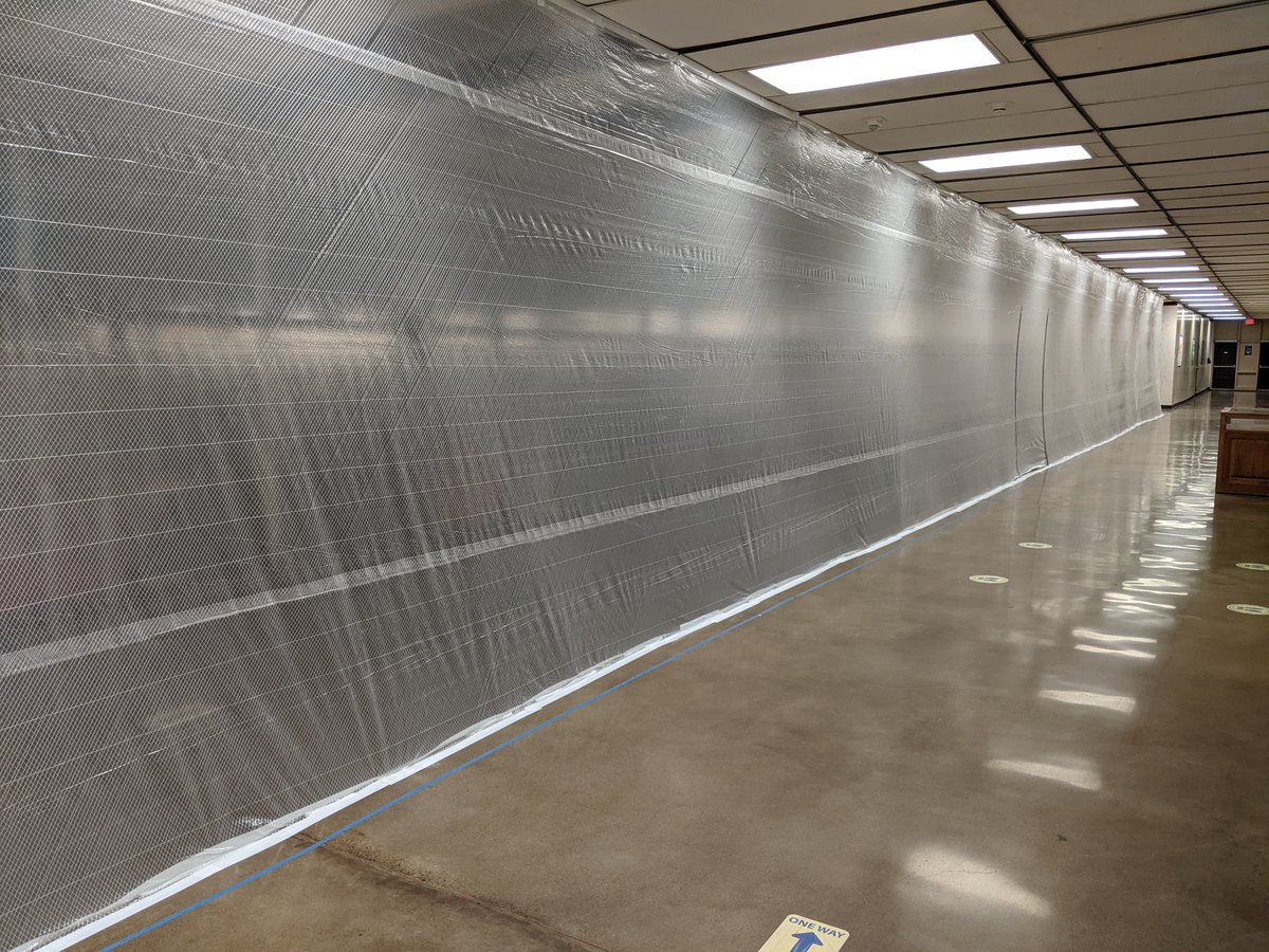 Here we go!  Our library is now shrouded in plastic as construction launches into action. <a href="/mpsaz/">Mesa Public Schools</a> <a href="/MtnViewToros/">Mountain View Toros</a> <a href="/MVHSStuco/">Mountain View StuCo</a>
