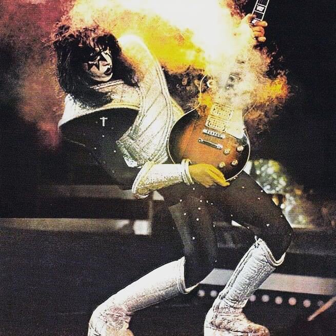 Happy 70th birthday to The Space Man. (Cue Paul Stanley on Alive 2: Ace Frehley! Lead guitar!! Shock Me! ) 