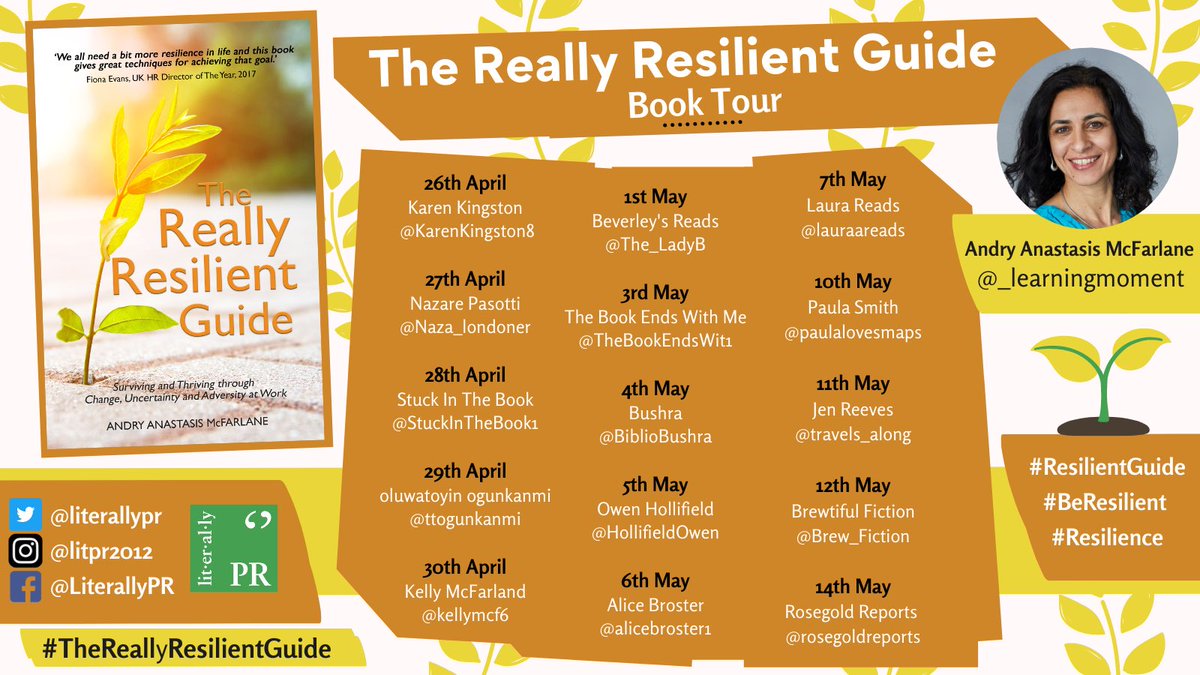 Naza_londoner's tweet photo. Here’s my review of #TheReallyResilientGuide by @_learningmoment.
Thank you to @literallypr for my PR/gifted copy.
The guide is definitely a very useful resource to start your resilience journey, whether you are facing challenges or changes.
https://t.co/YOThciW1Pr https://t.co/sMDsUbL2et