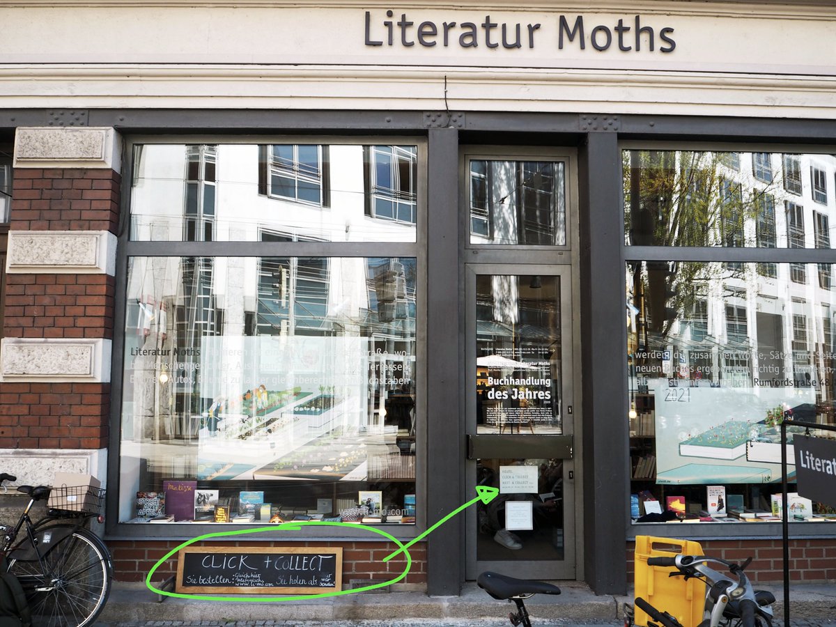 #curtDealer
– Call – Click – Collect – 
Unter 089 29 16 13 26 erreicht ihr das Literatur Moths
-Team in der Rumformdstraße 48, um Bücher zu bestellen, abzuholen oder sich im Laden umzuschauen. Vor Ort bekommt ihr auch curt  #94. li-mo.com