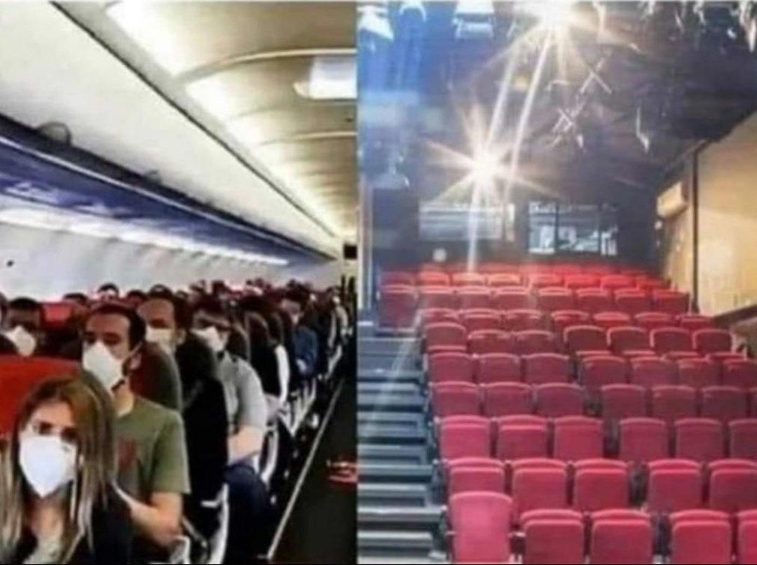 Conozco varios artistas que andan volando...bien podrían hacer sus espectáculos en un avión.