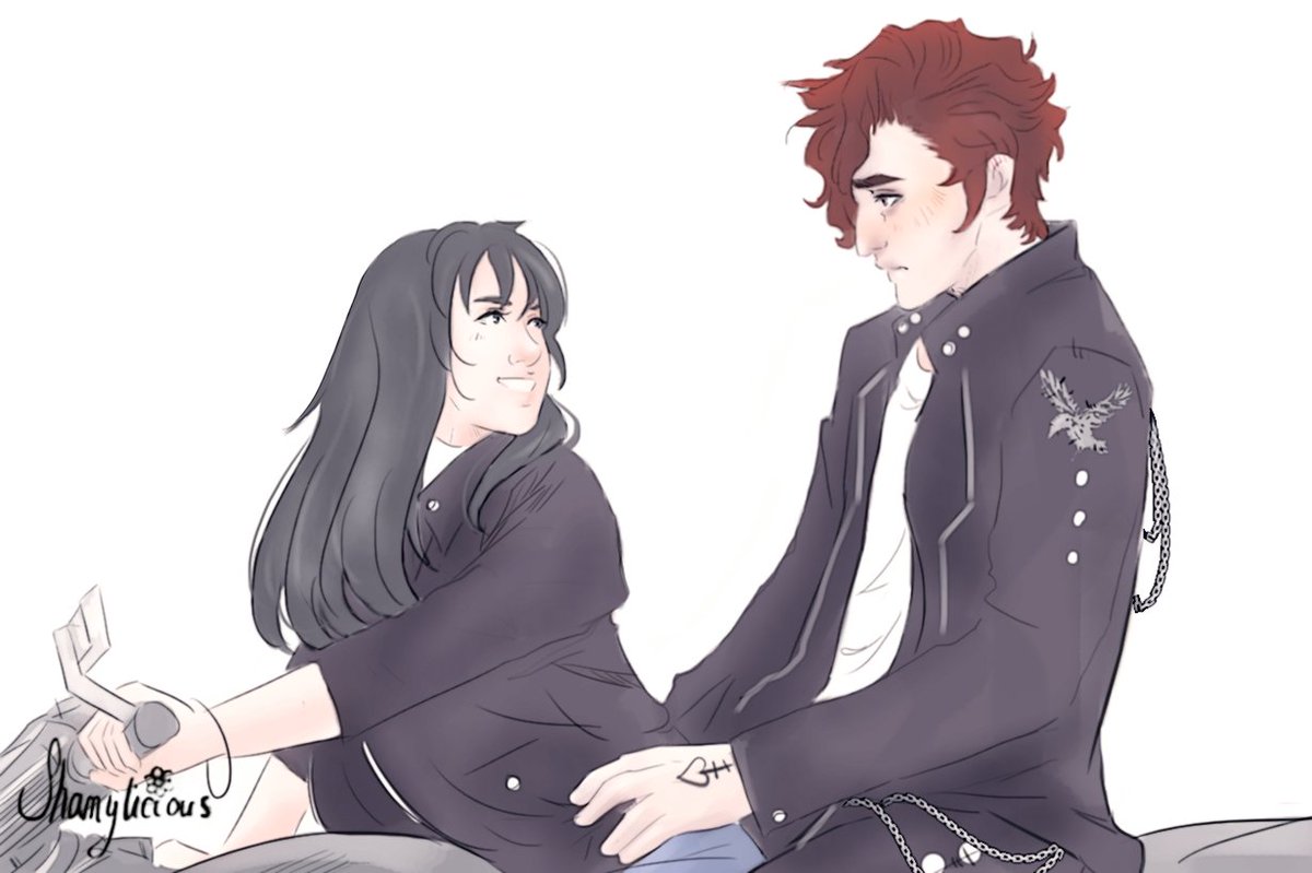 shamylicious's tweet photo. iam so sorry İlya..shamy always sits in front...xD @thearcanagame 
#thearcana #thearcanagame #julian #devorak #juliandevorak #shamy #modernau #mcxcanon https://t.co/bHzpMDOb9D