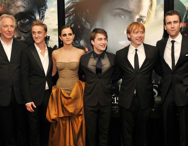 looks from harry potter cast at movie premieres; a thread.