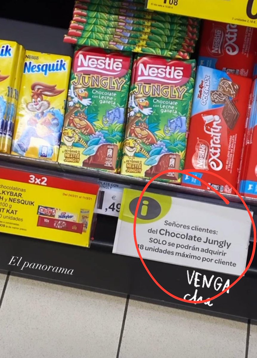 RiPoXXIII's tweet image. Se nos está yendo de las manos lo del Nestlé Jungly