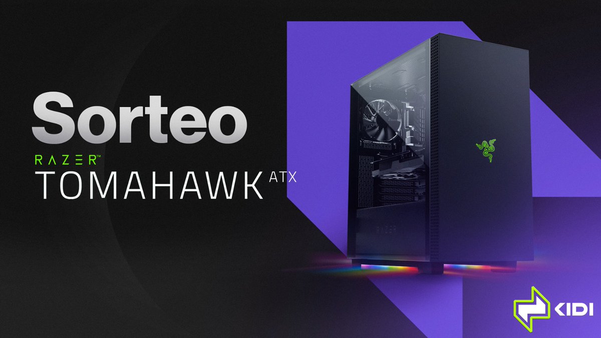 KidiIRL's tweet photo. 🐍SORTEO CON @RazerES 🐍

SORTEO DE x1 RAZER TOMAHAWK 💚
(Solo la caja 😎)

Requisitos:
▶️RT al Twit
▶️Follow @RazerES y @KidiIRL 

Finaliza 10/05/2021

Mucha suerte 🍀

Solo 🇪🇸
#RazerAmbassadors https://t.co/GMfLHGhv2C