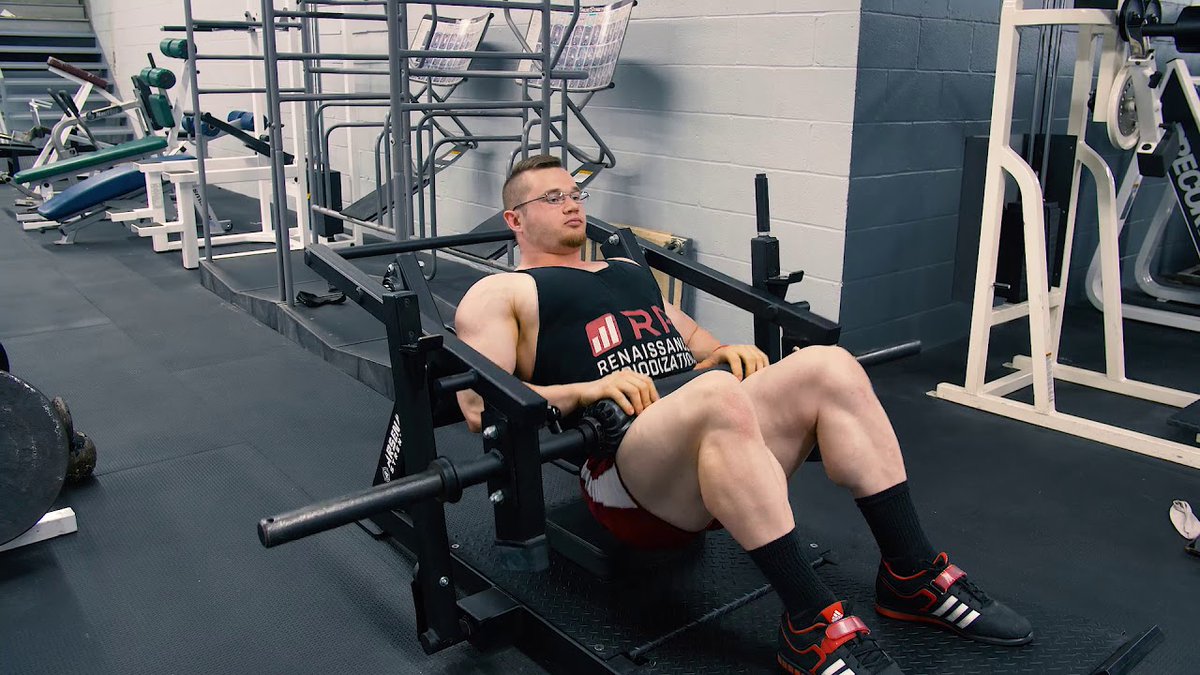1. Strengthen GLUTES, whilst minimising spinal load How? Hip Thrusts. Machine or Barbell. It doesn& #39;t load the spine as aggressively as squats but still allows you to build hip extension glute strength.
