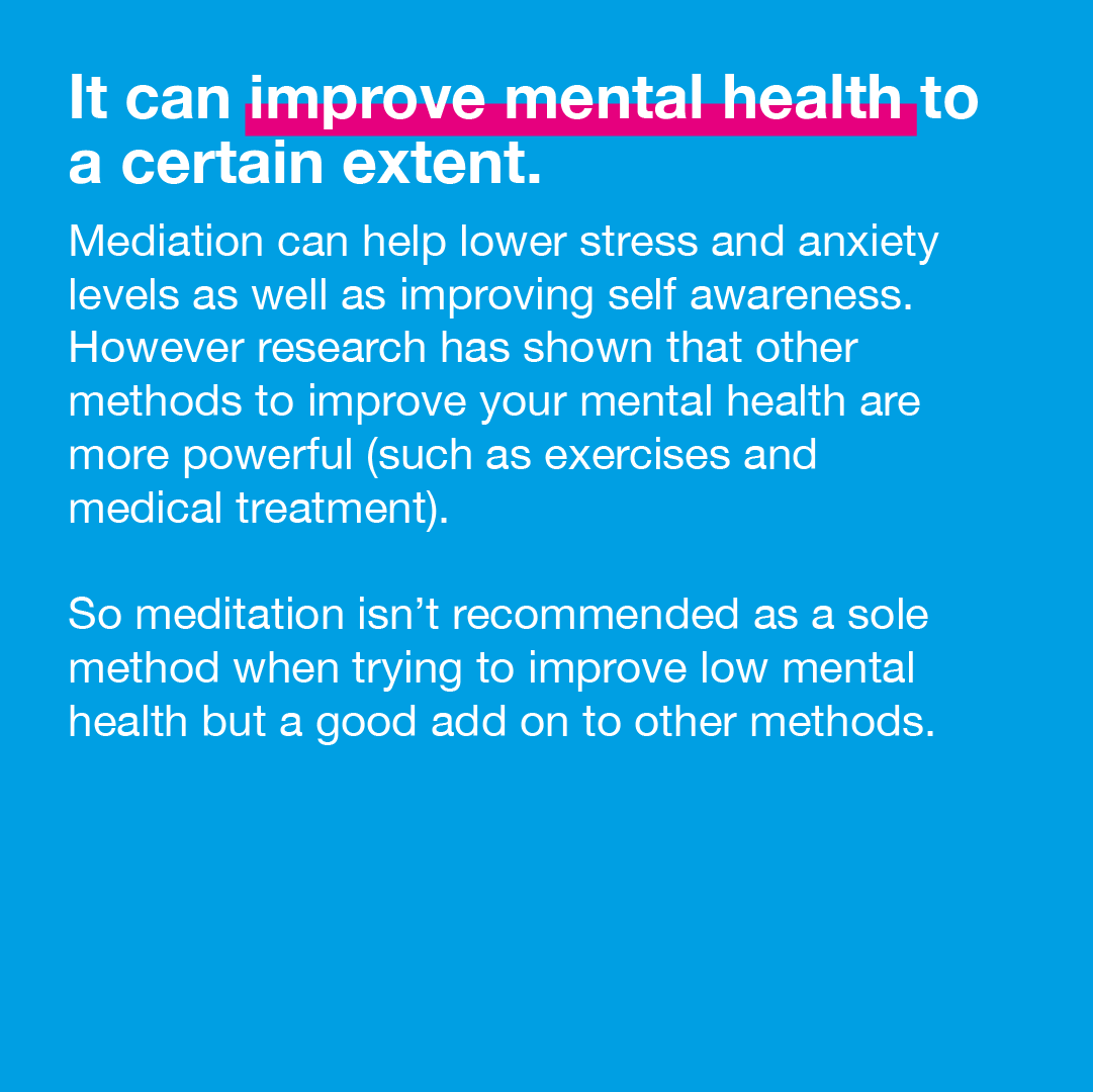 We’re taking you back to science class and today's lesson is on meditation. 🔬
 
Here’s a few good reasons to give meditation a go that’s been proven by smart people.👨‍🔬
 
Want to try meditation? Click the link below to check out some wellgood classes!

shop.wellbetter.com/s/meditation